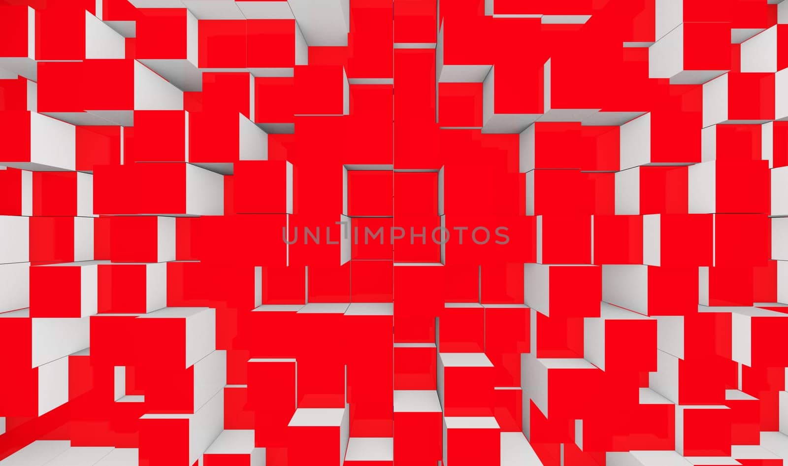 Background - Dice Mix Red White