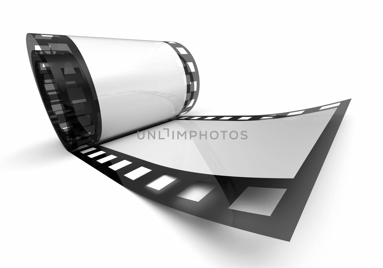Small Film Roll - White Black 3