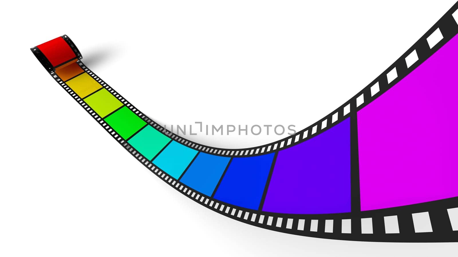 3D Rainbow Filmstrip 1