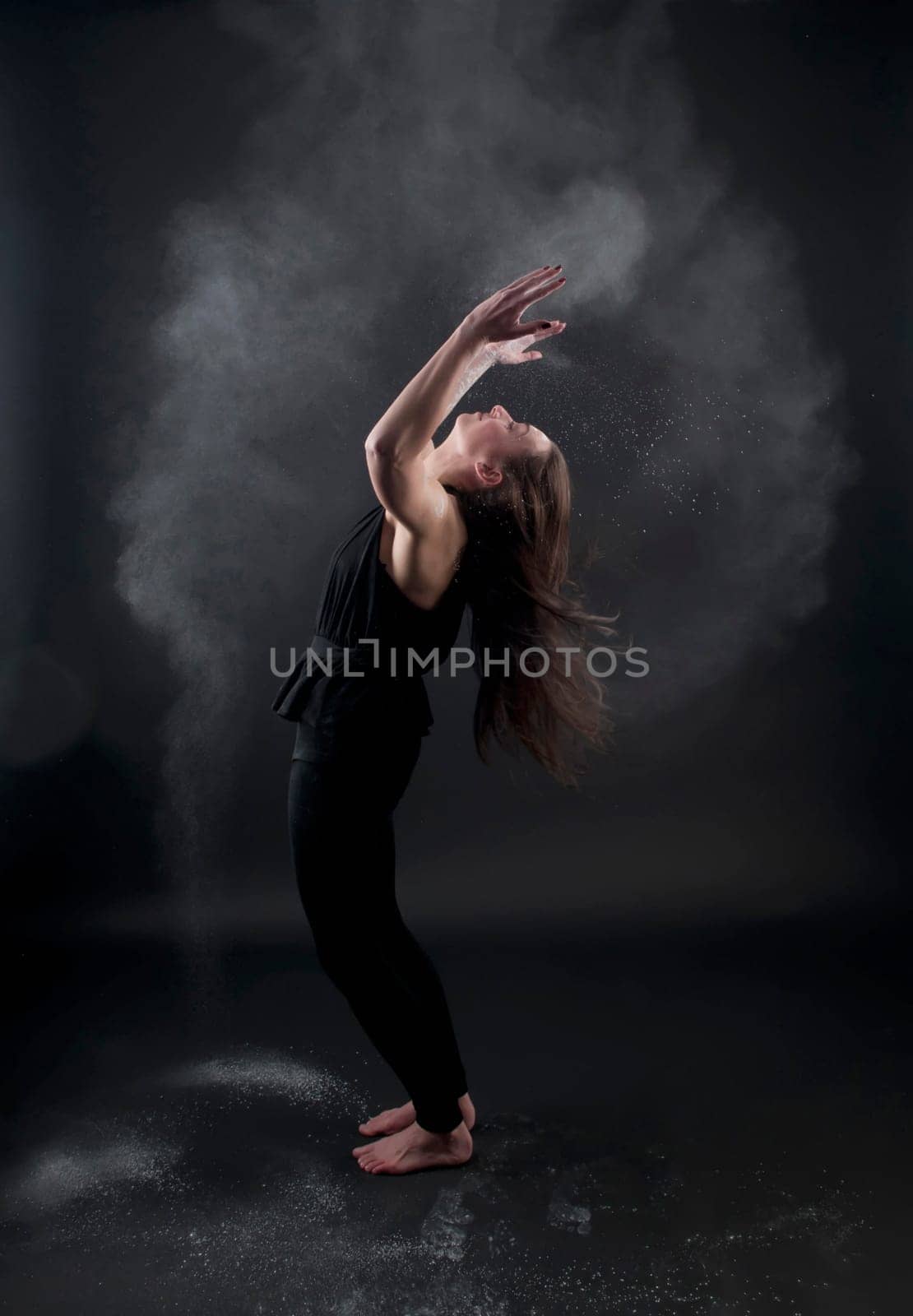 Young woman cheering