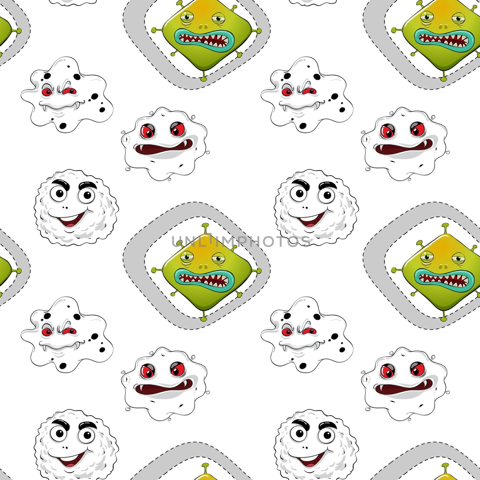 Illustration of a seamless pattern