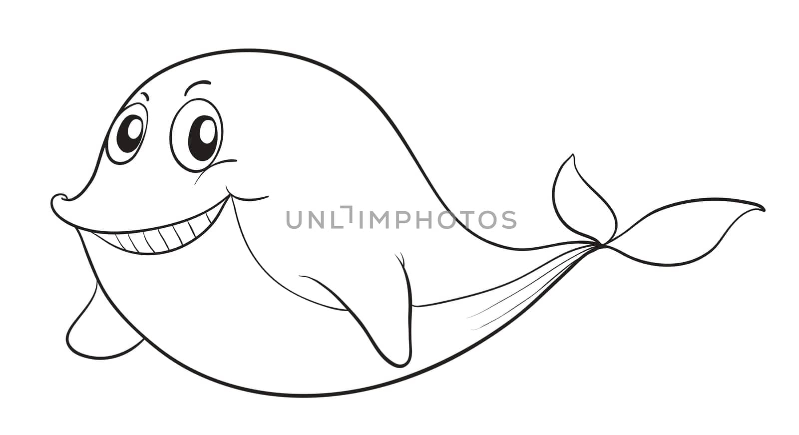 illustration of a fish on a white background