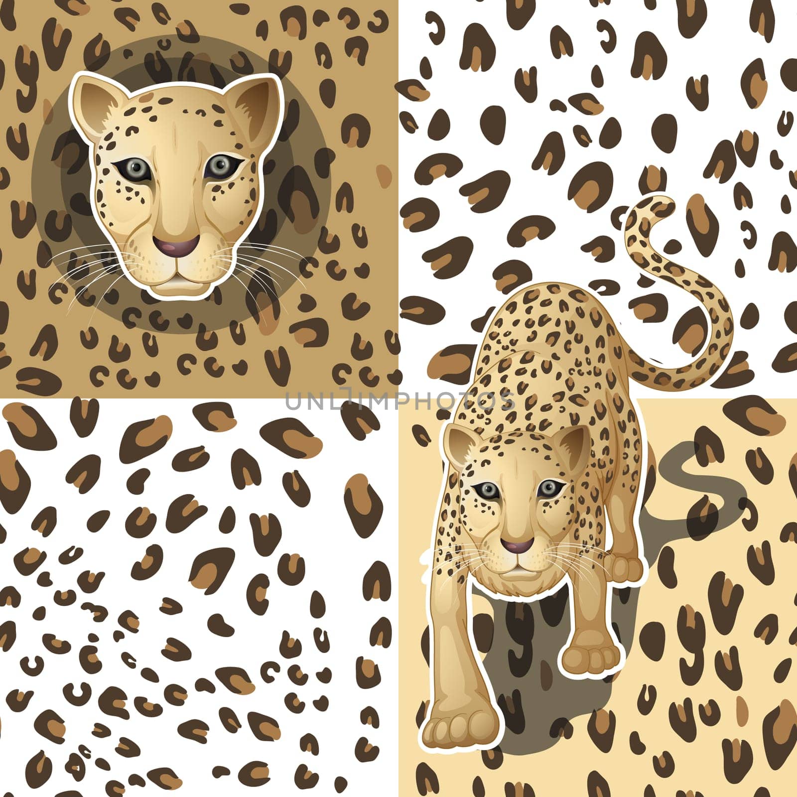 Illustration of a seamless pattern