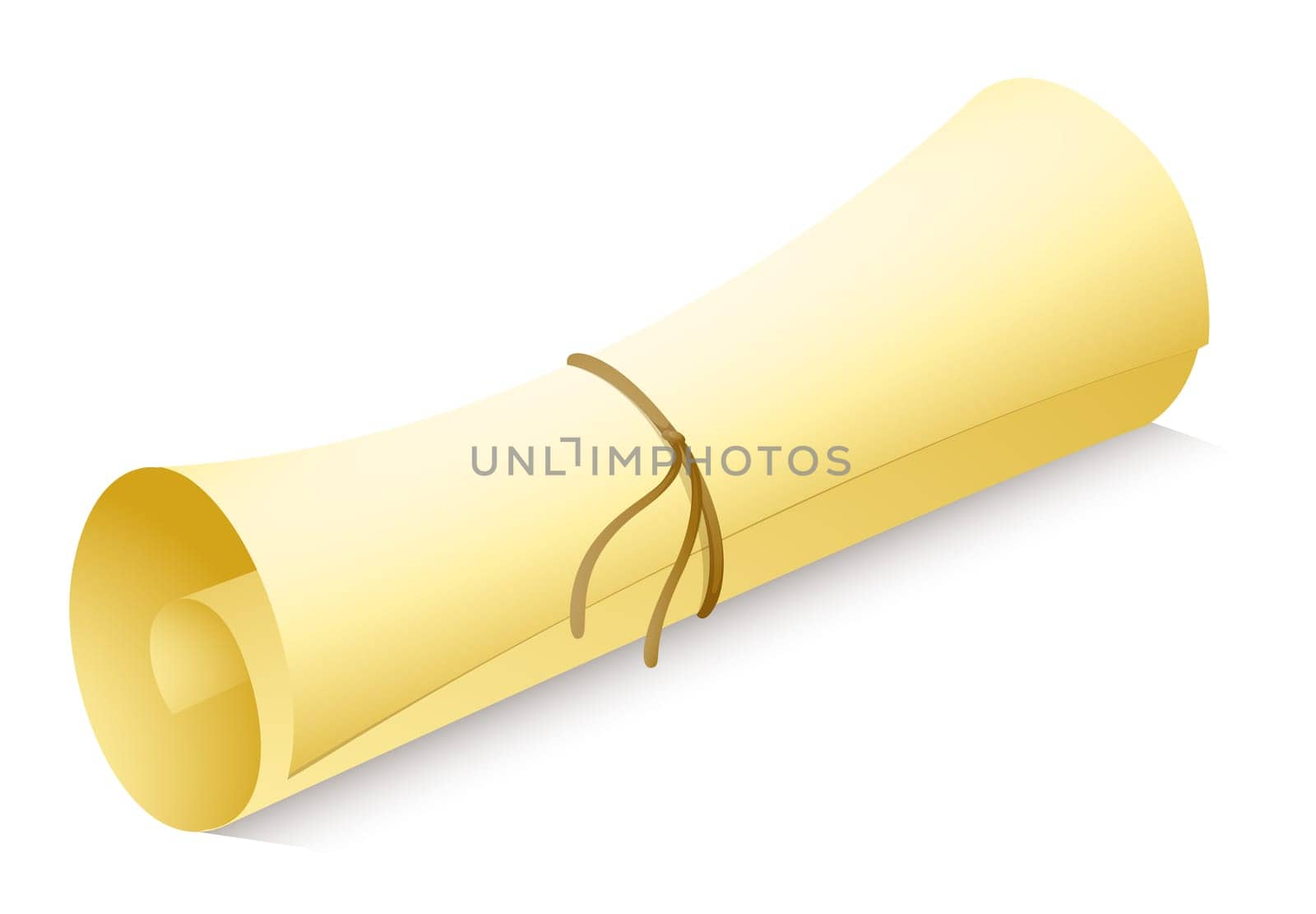 Illustration of a scroll icon
