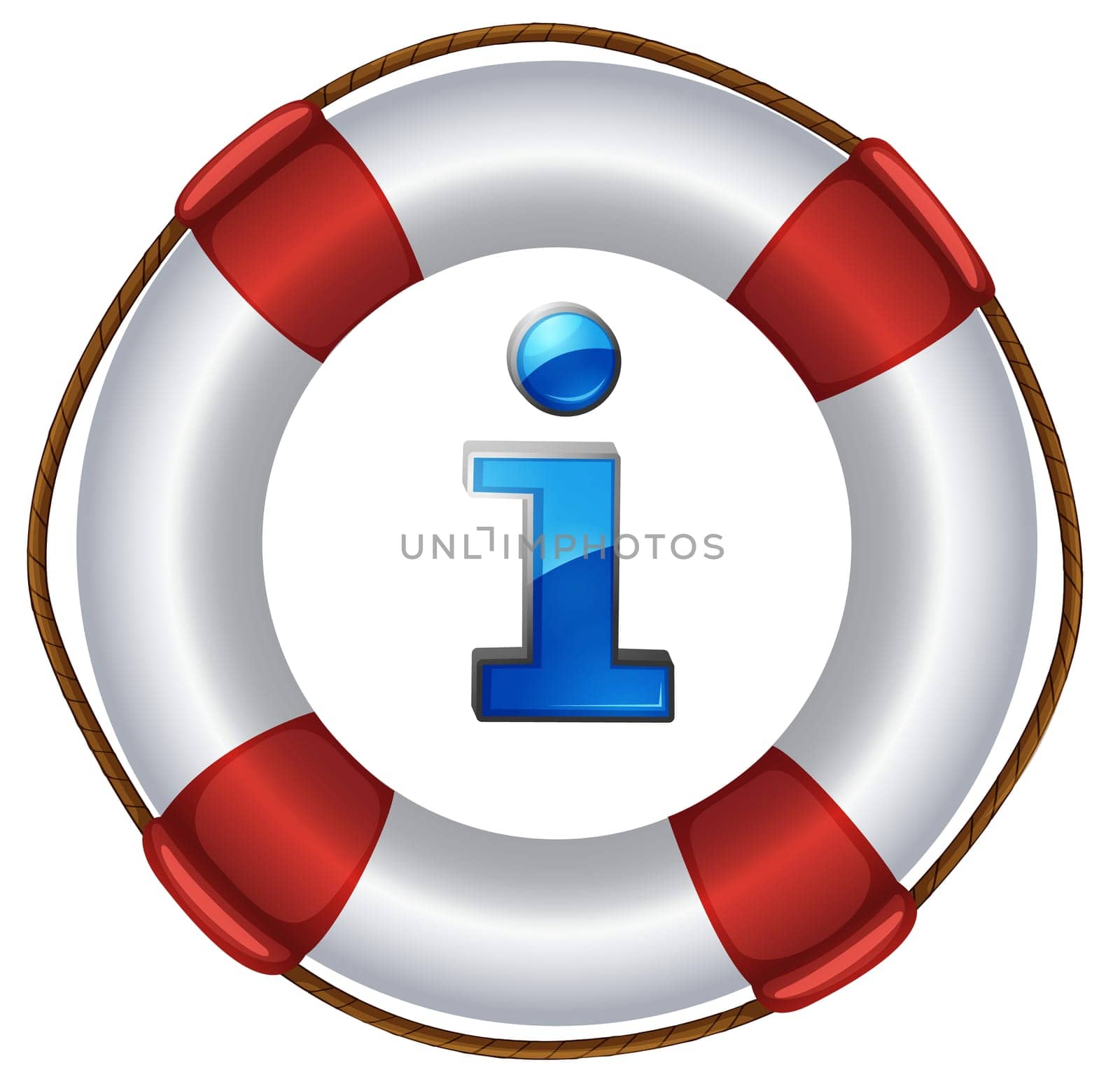 Illustration of an information symbol