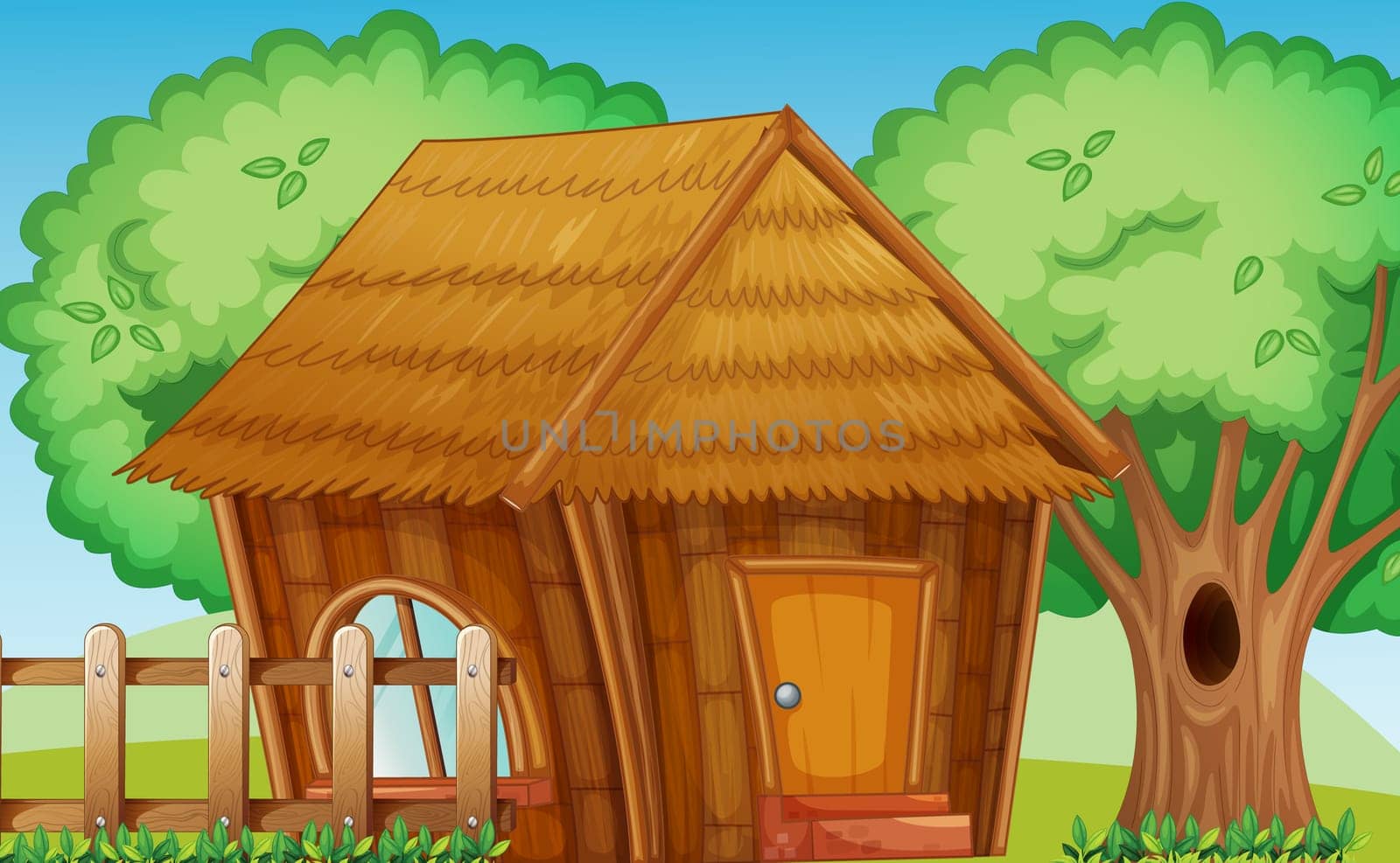 Illustration of a small hut
