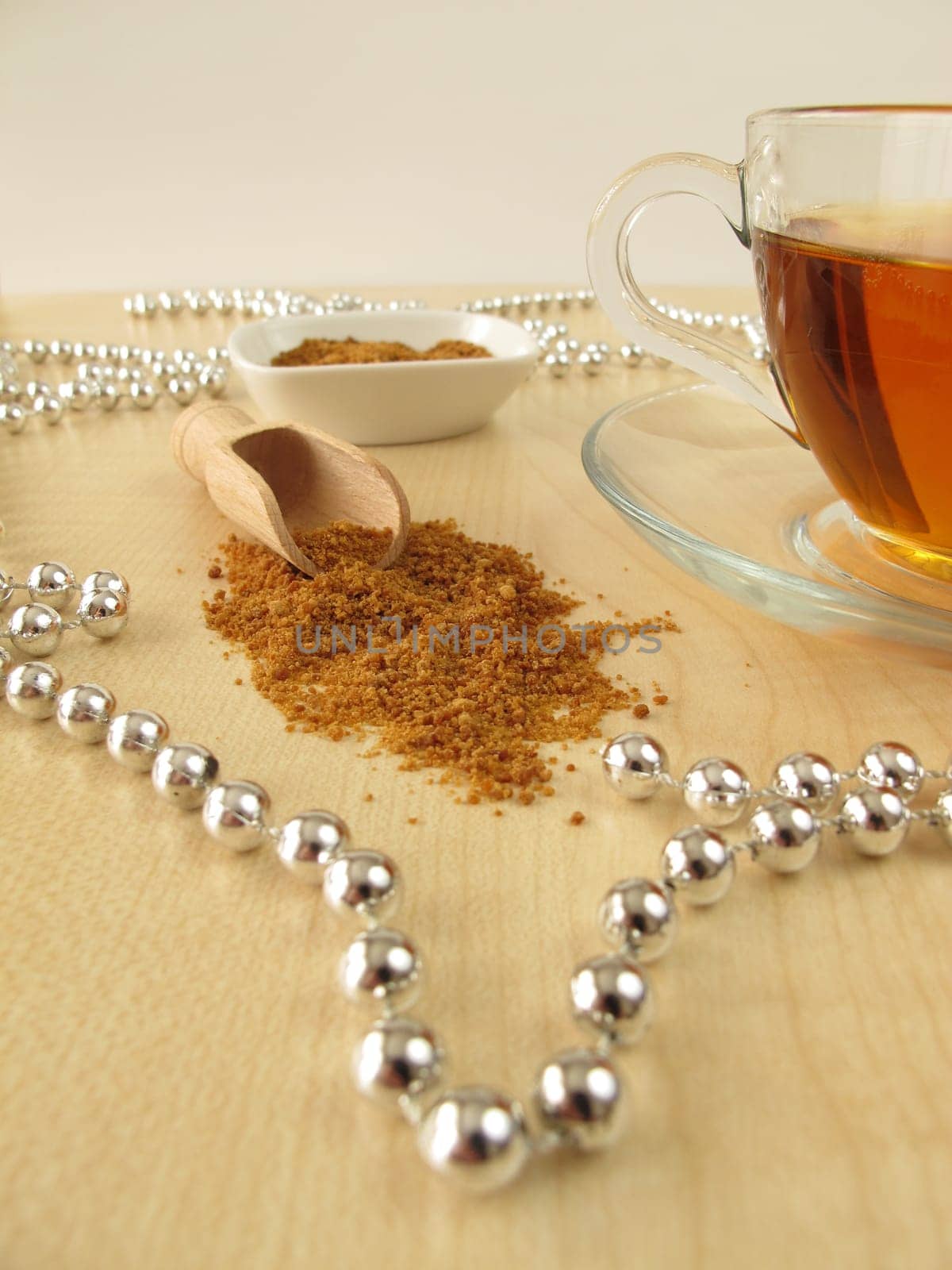Tea with coconut blossom sugar