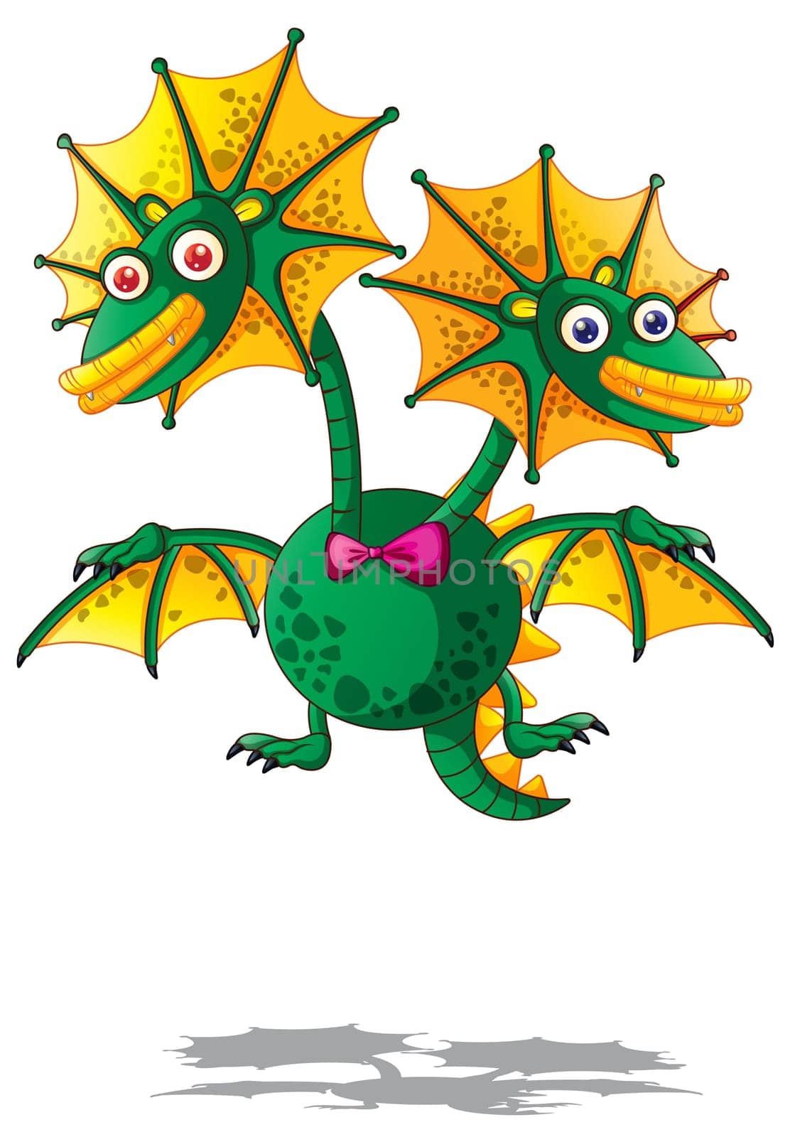 Illustration of  a cartoon character on white