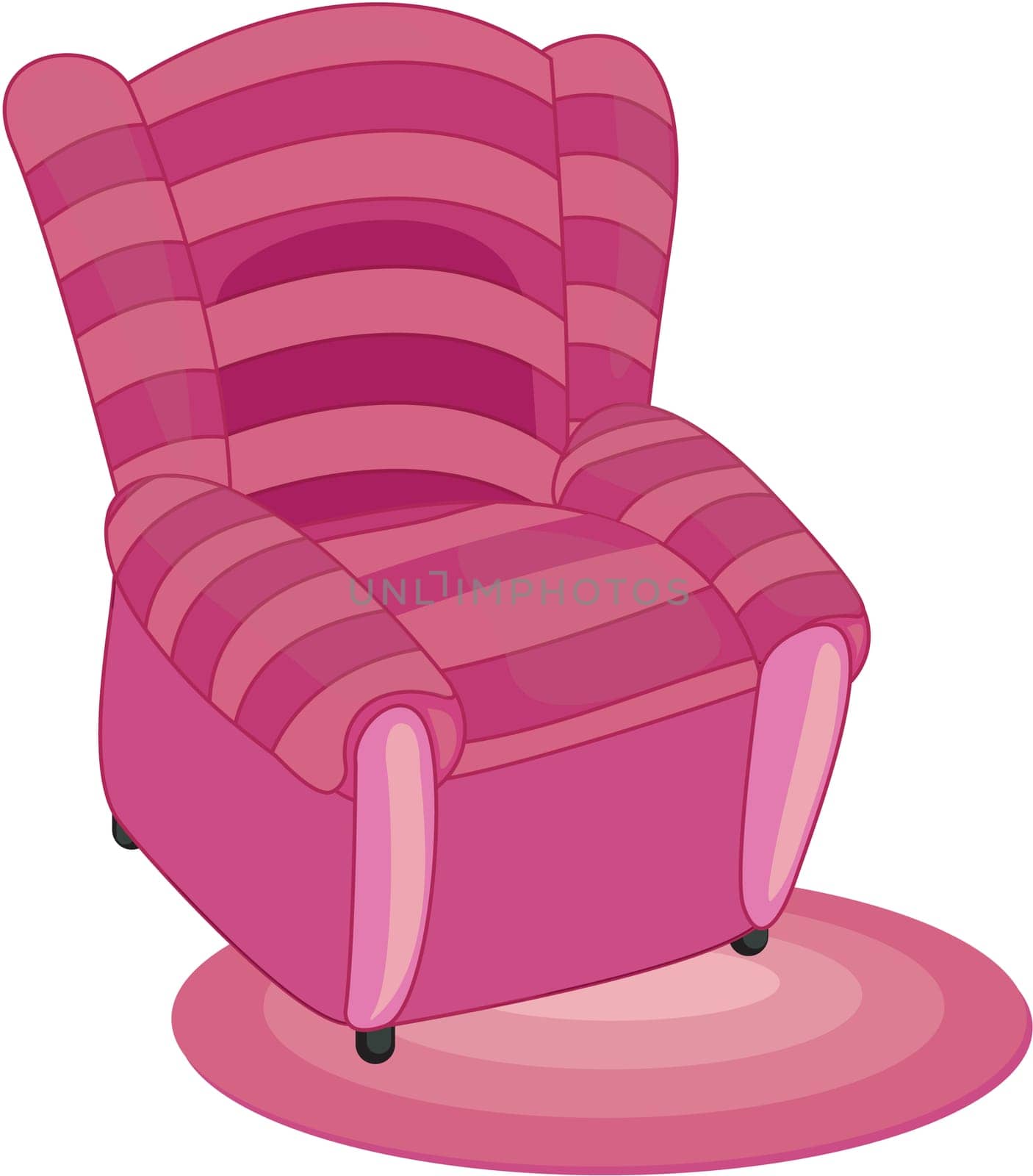 illustration of chiar on white