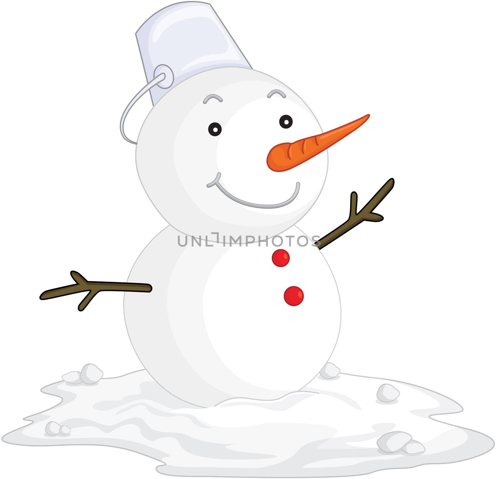 illustration of baby toy on white