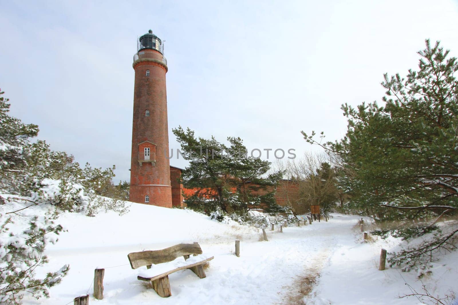 Lighthouse at Darßer Ort,Fischland-Darß-Zingst Peninsula,Baltic Sea,Mecklenburg-Western Pomerania,Germany