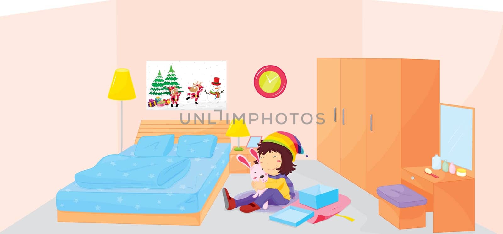 playing in bedroom
