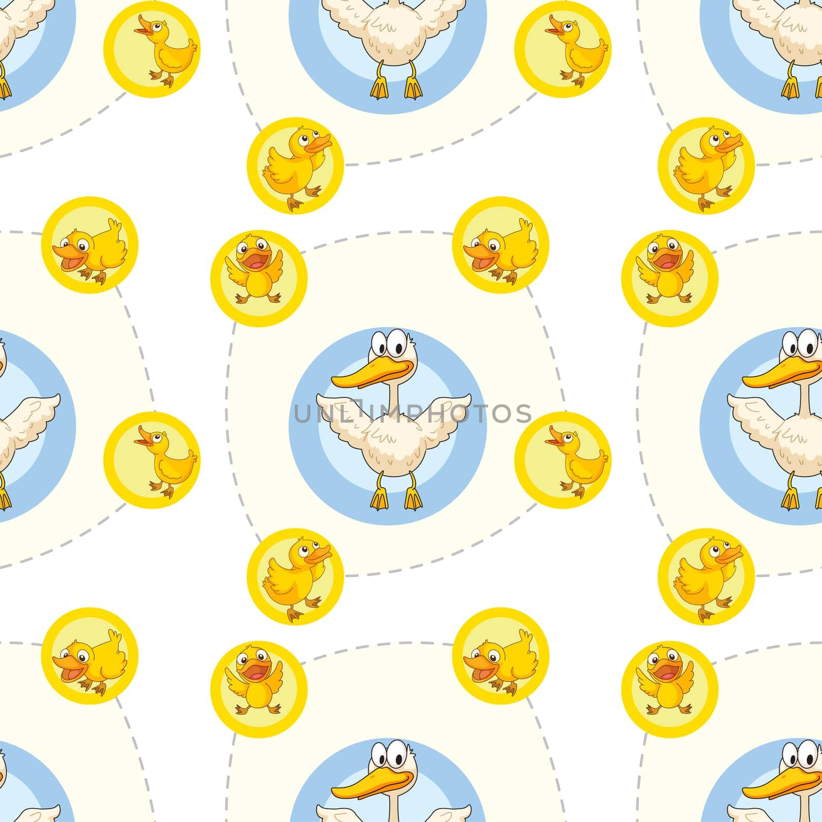 Illustration of a seamless pattern