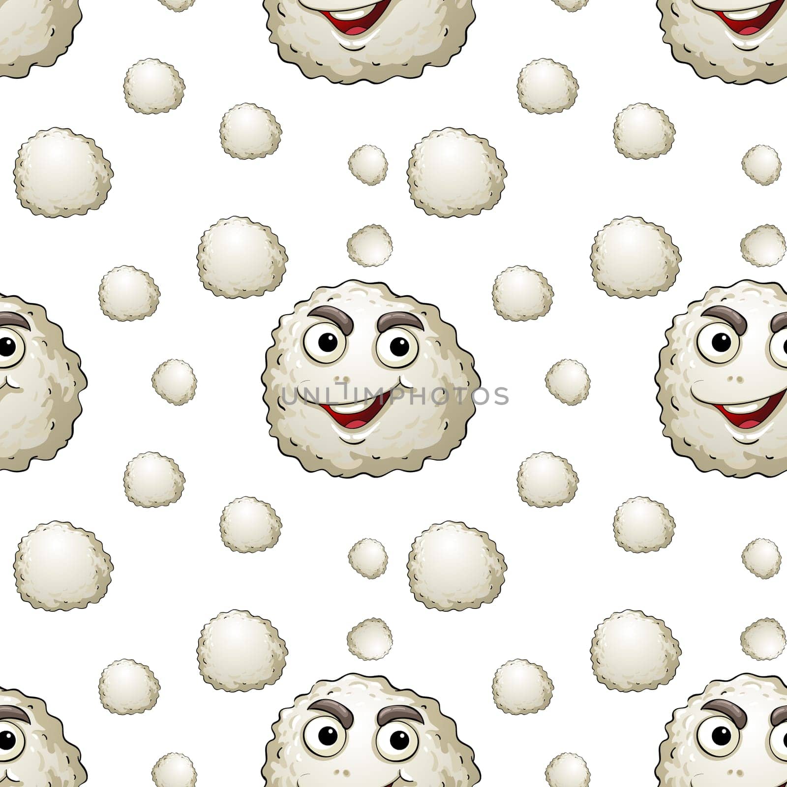Illustration of a seamless pattern