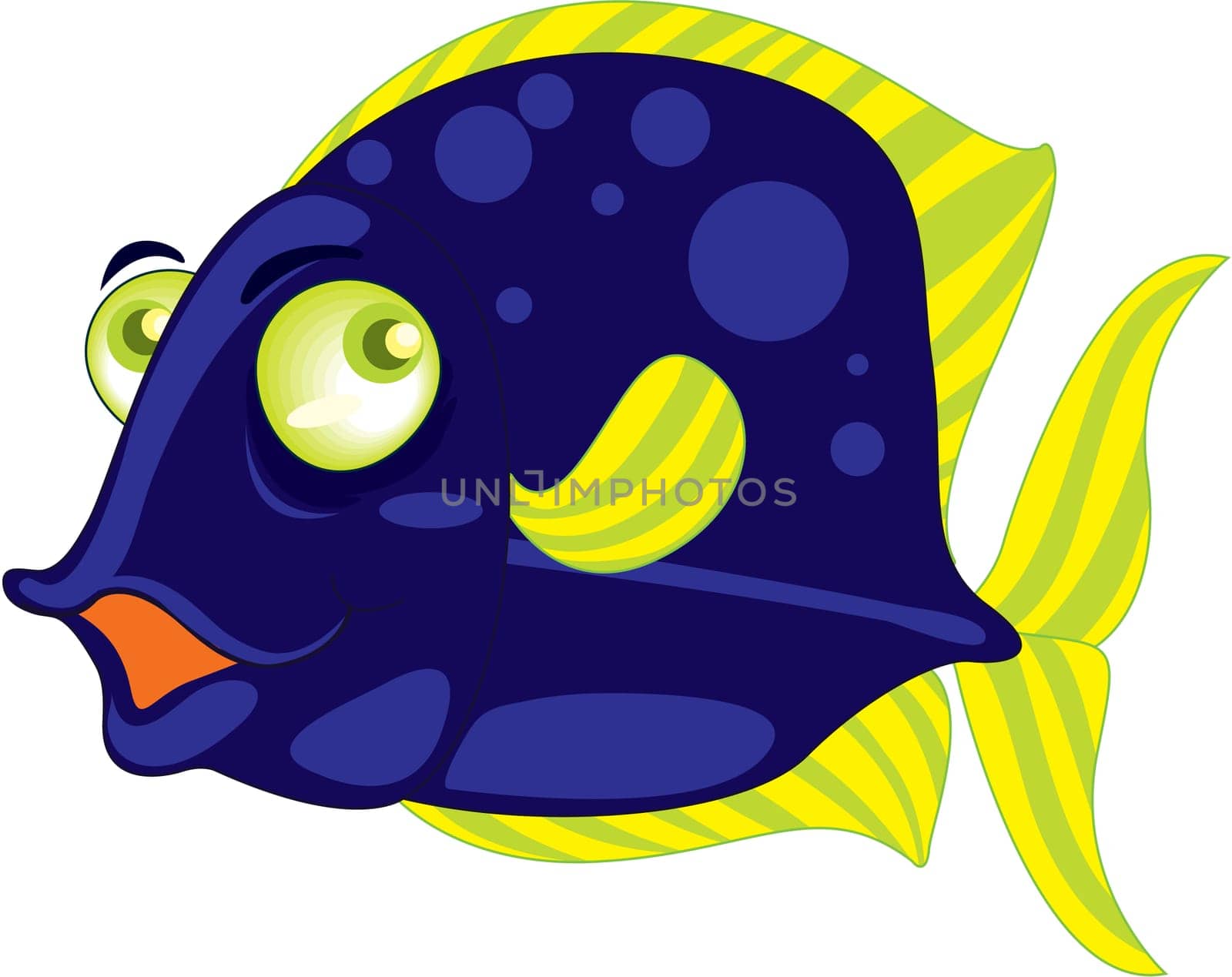 Illustration of  a cartoon character on white