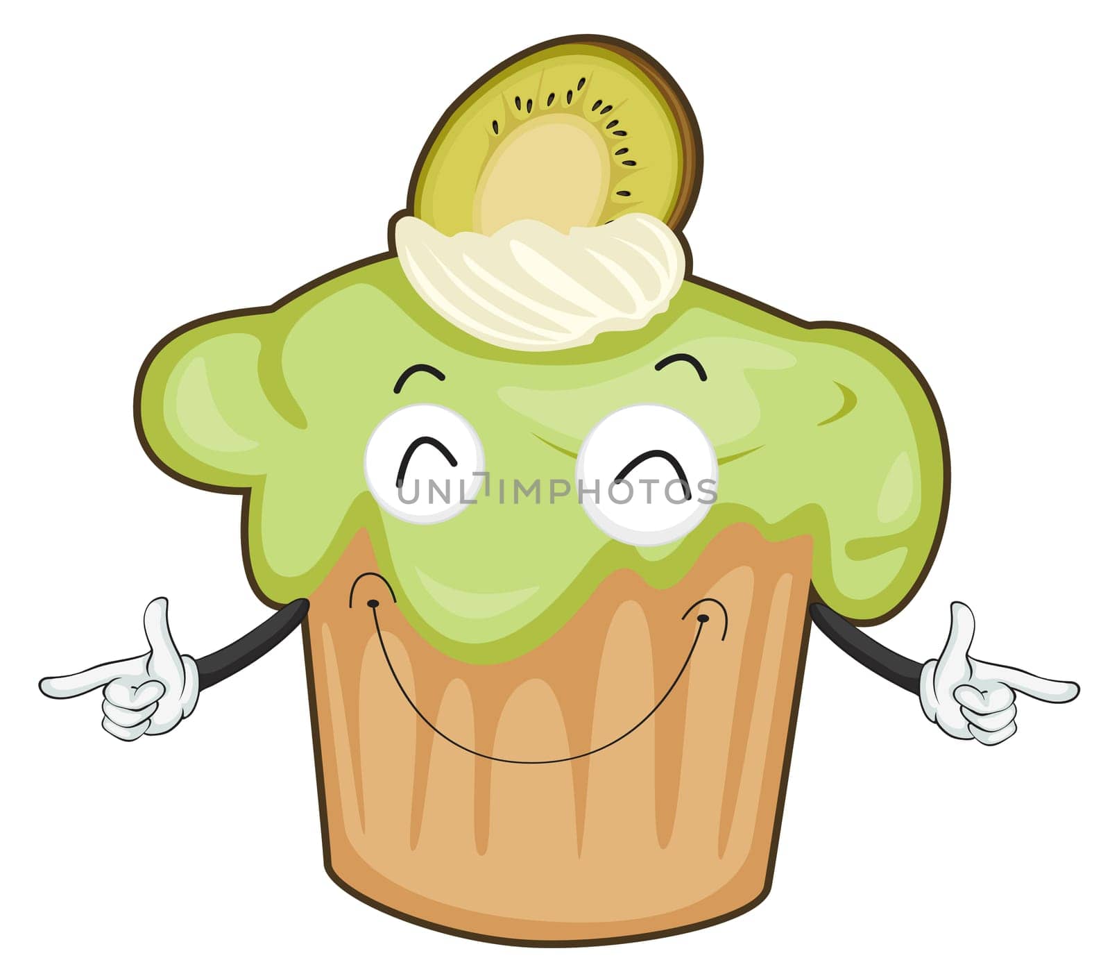 illustration of a cake on a white background