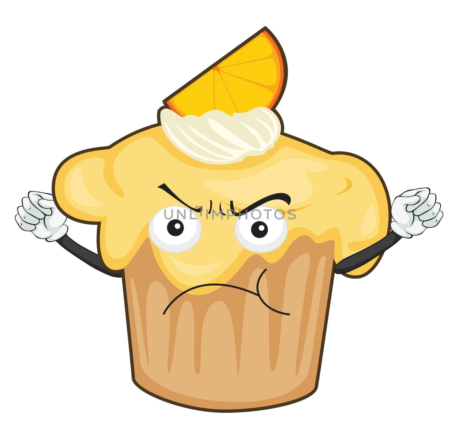 illustration of a cake on a white background