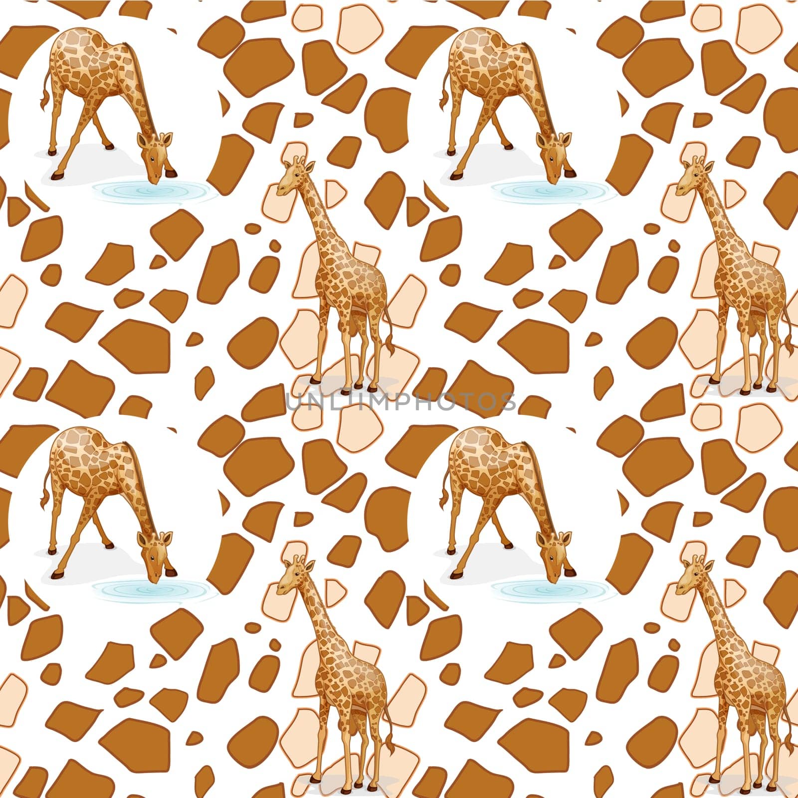 Illustration of a seamless pattern