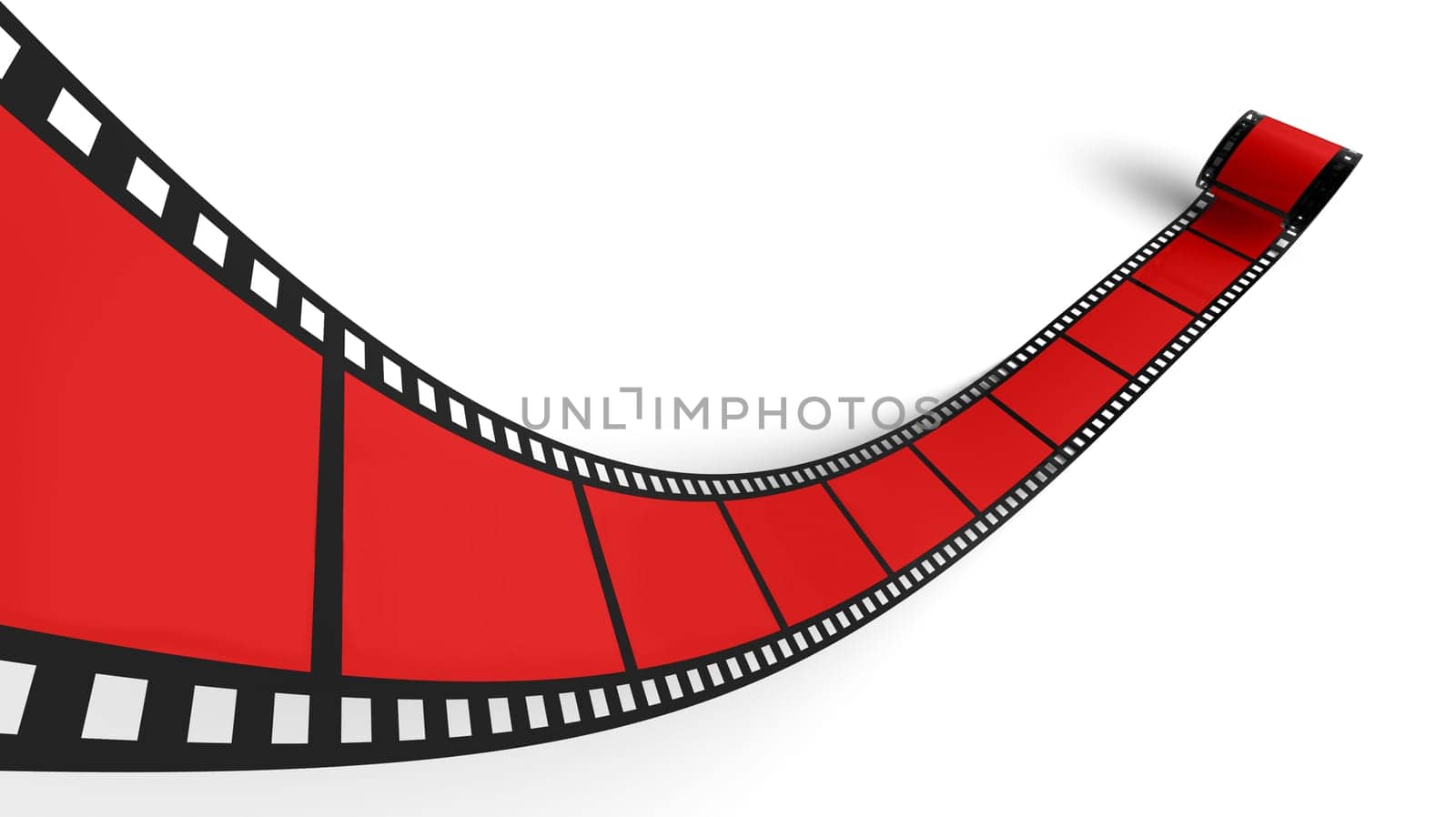Blank Film Reel Red 01