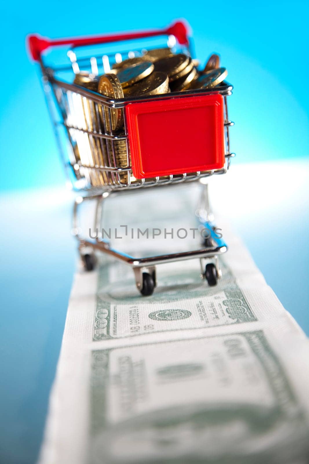Shopping supermarket cart
