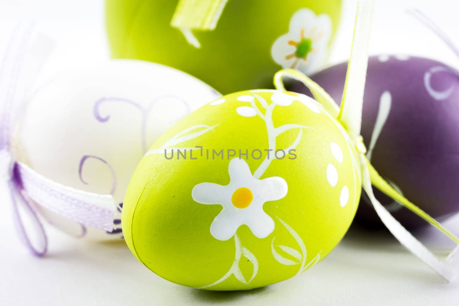 Easter eggs of different color