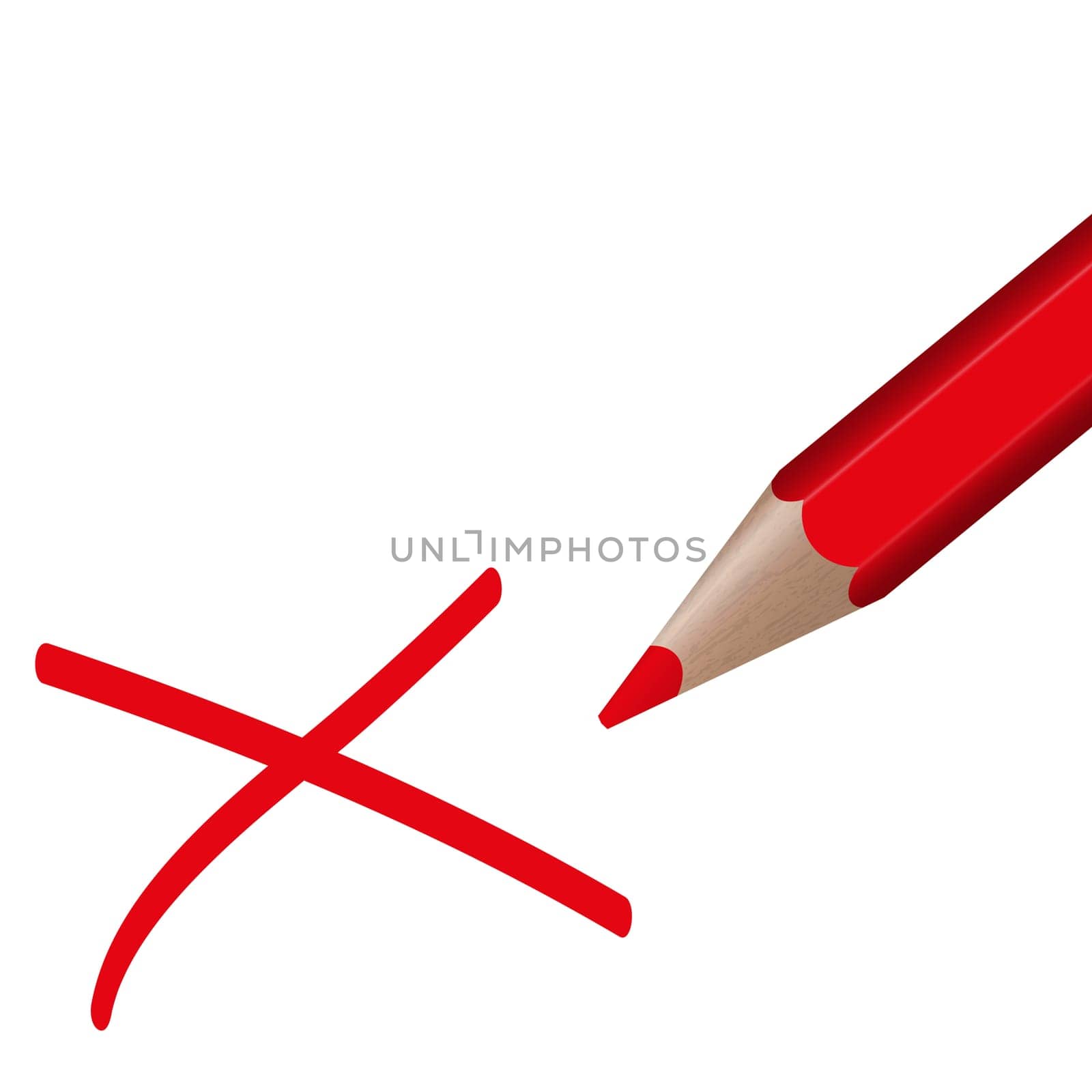 Voting - red pen