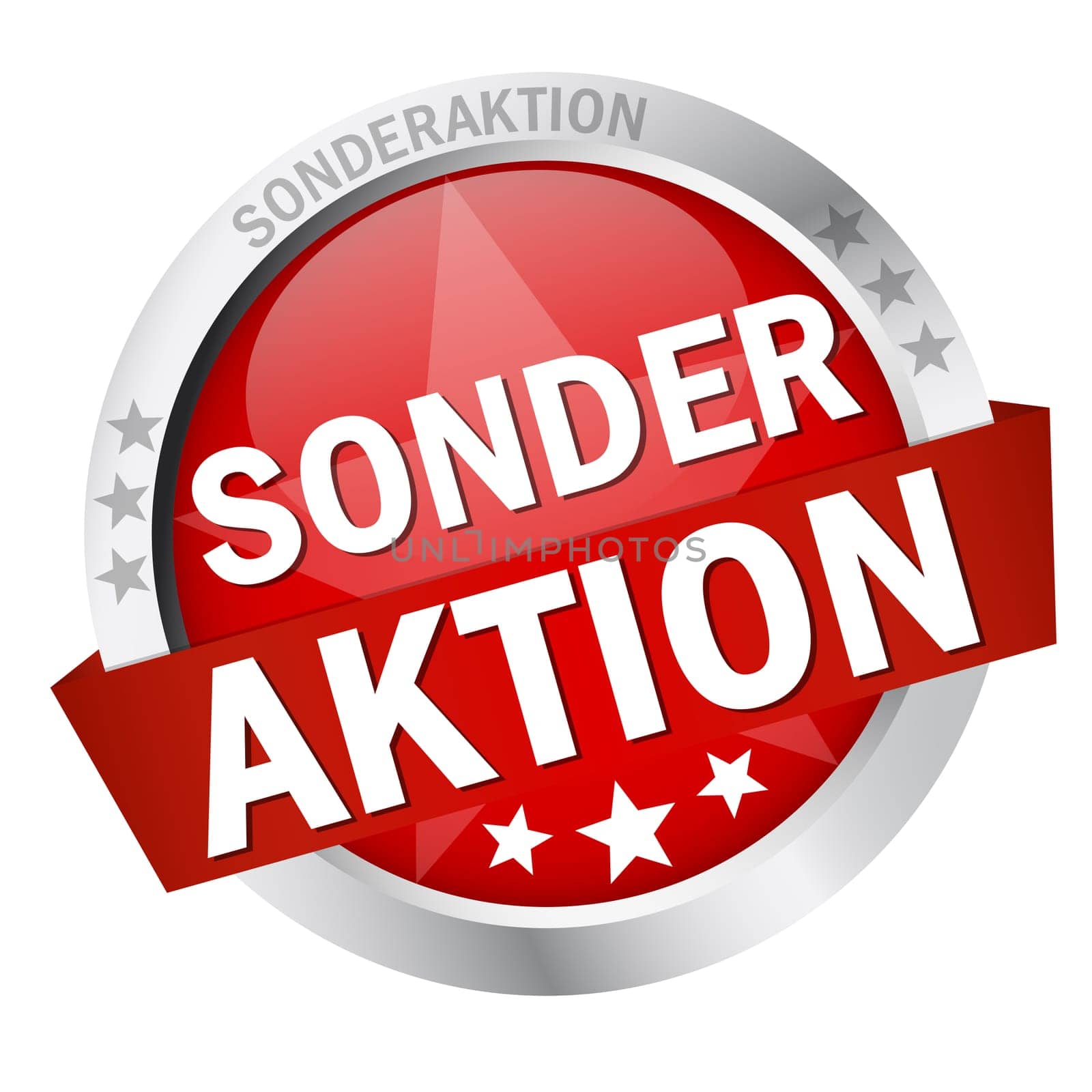 Button with banner " SPECIAL PROMOTION """