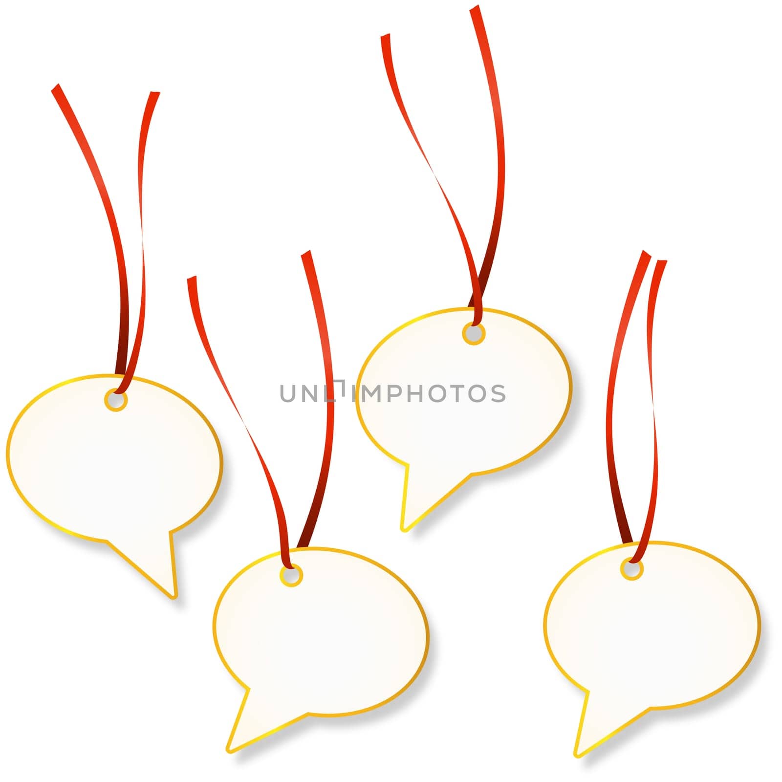 Pendant Set - Speech Bubble