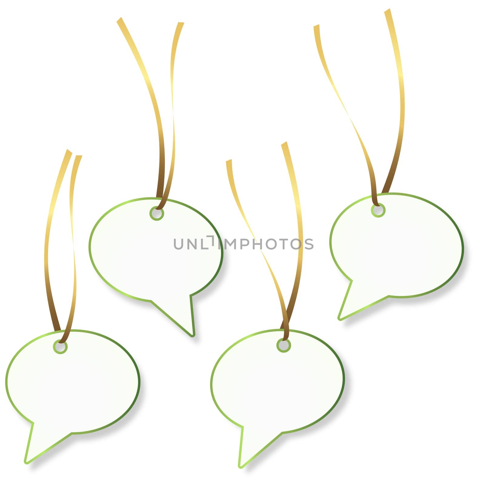 Pendant Set - Speech Bubble