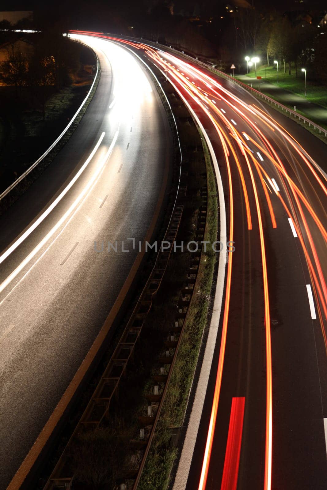 Highway Night Scene