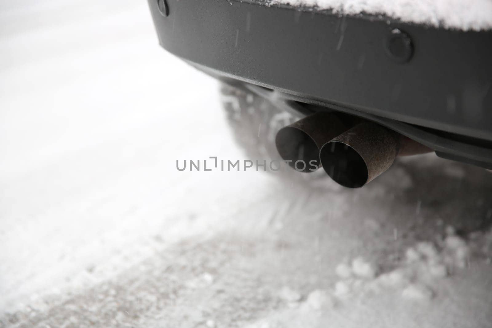 Car in winter