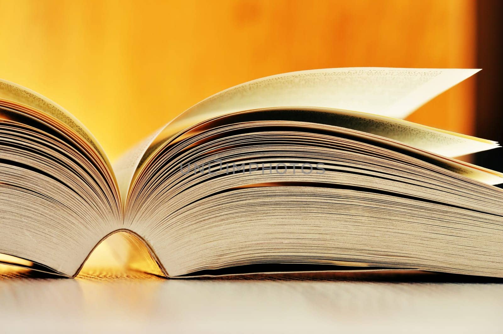 Composition with book on the table
