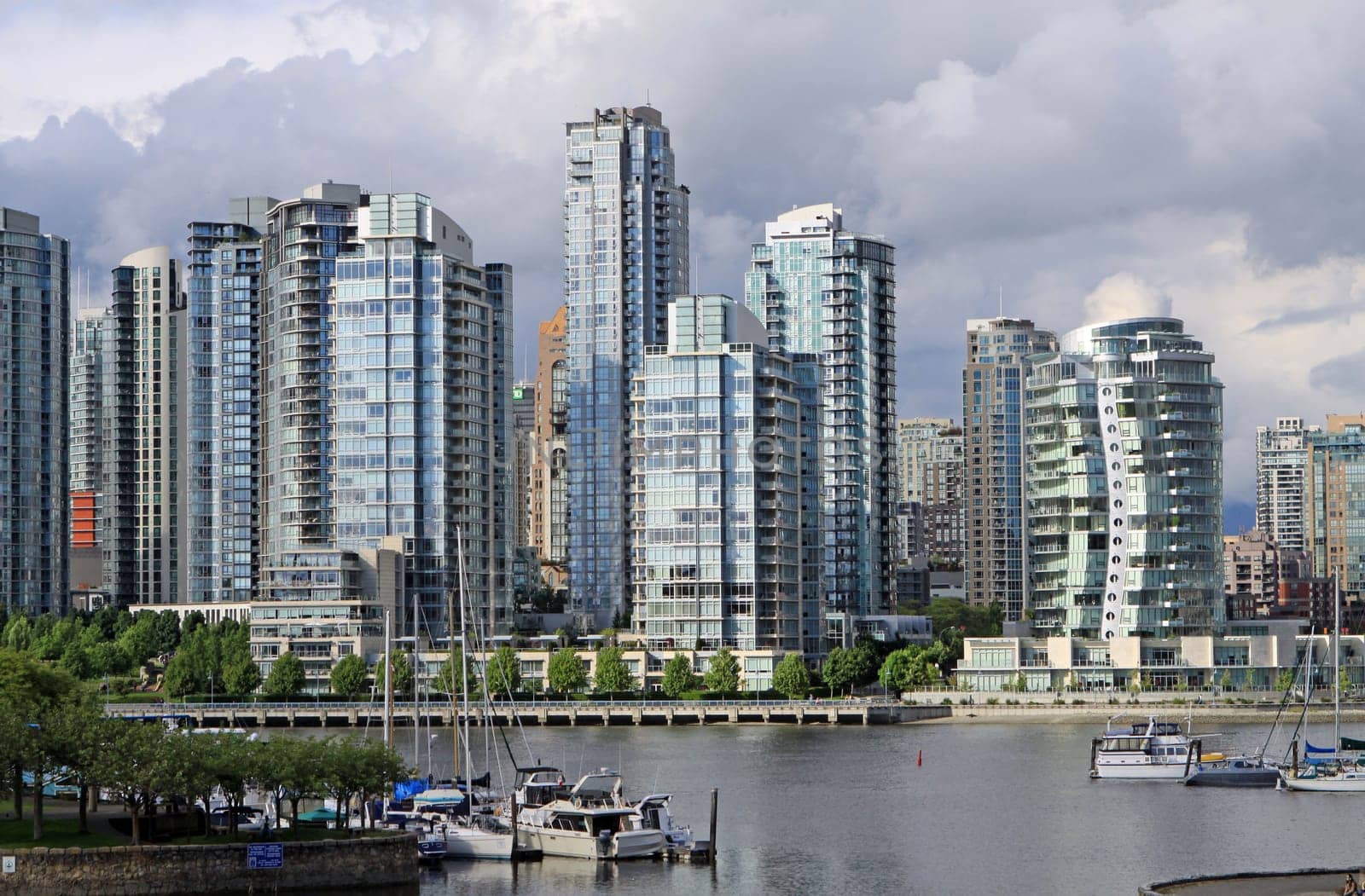 Skyline of Vancouver. Canada