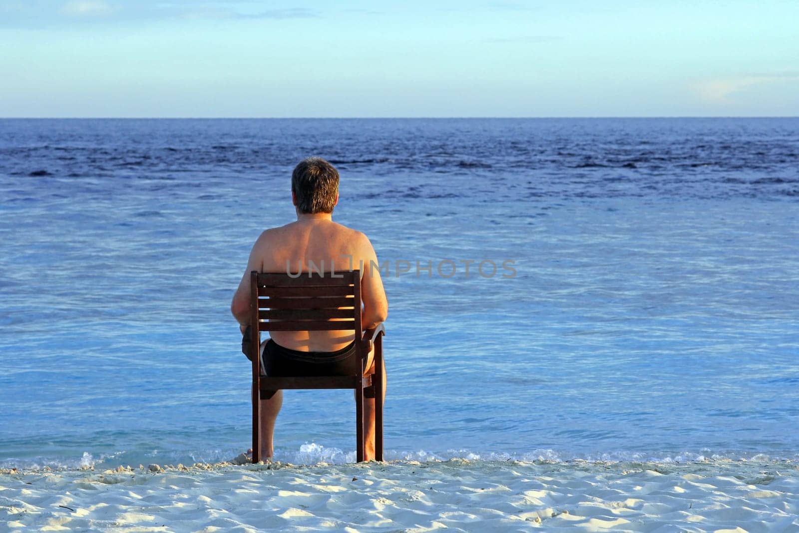 The chair by the water