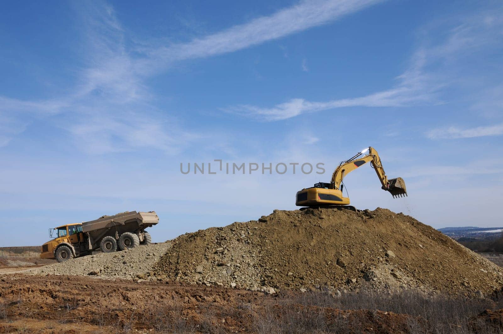 Major construction site