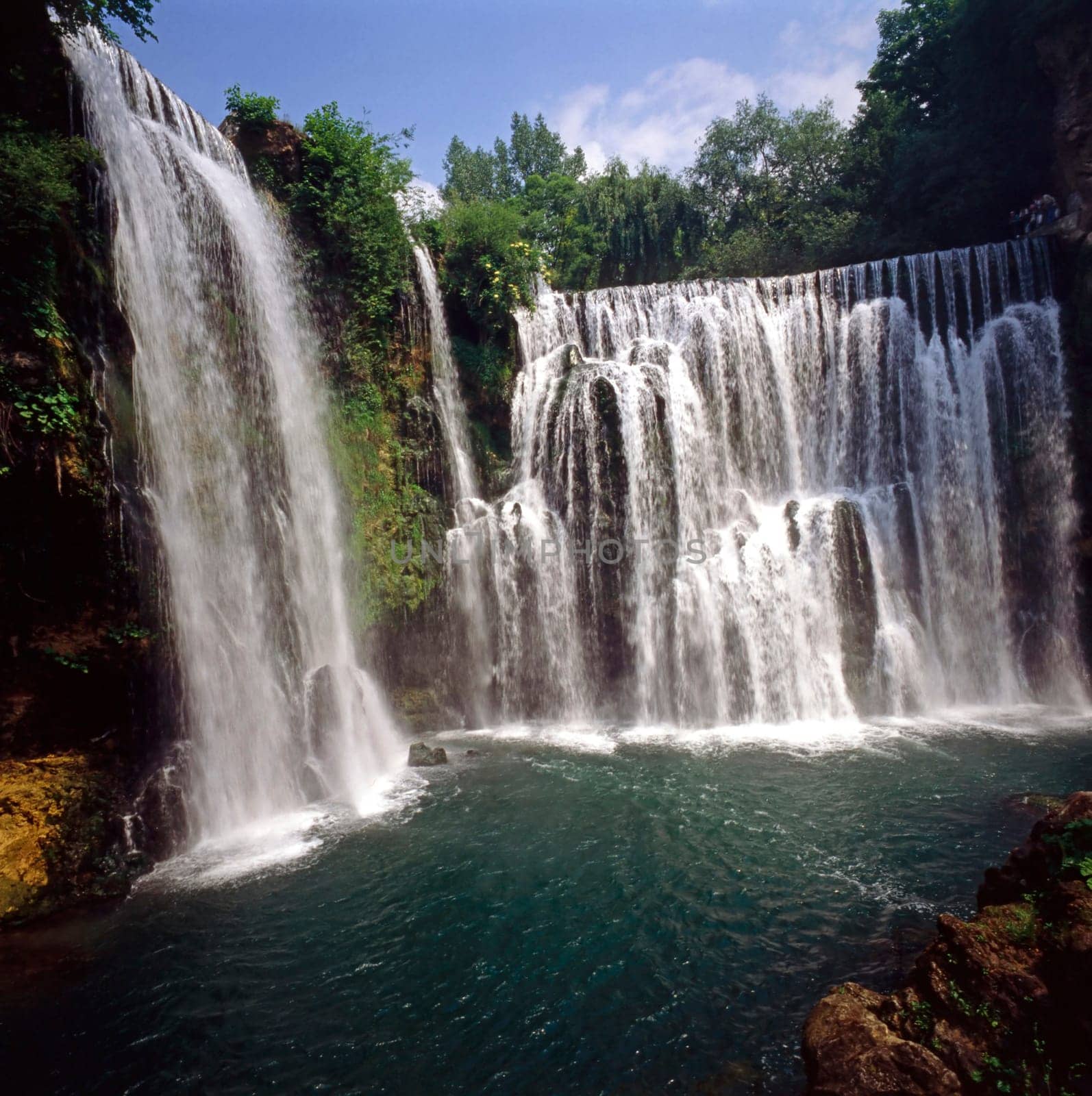 Waterfalls in Jajce, Bosnia-Herzegovina
