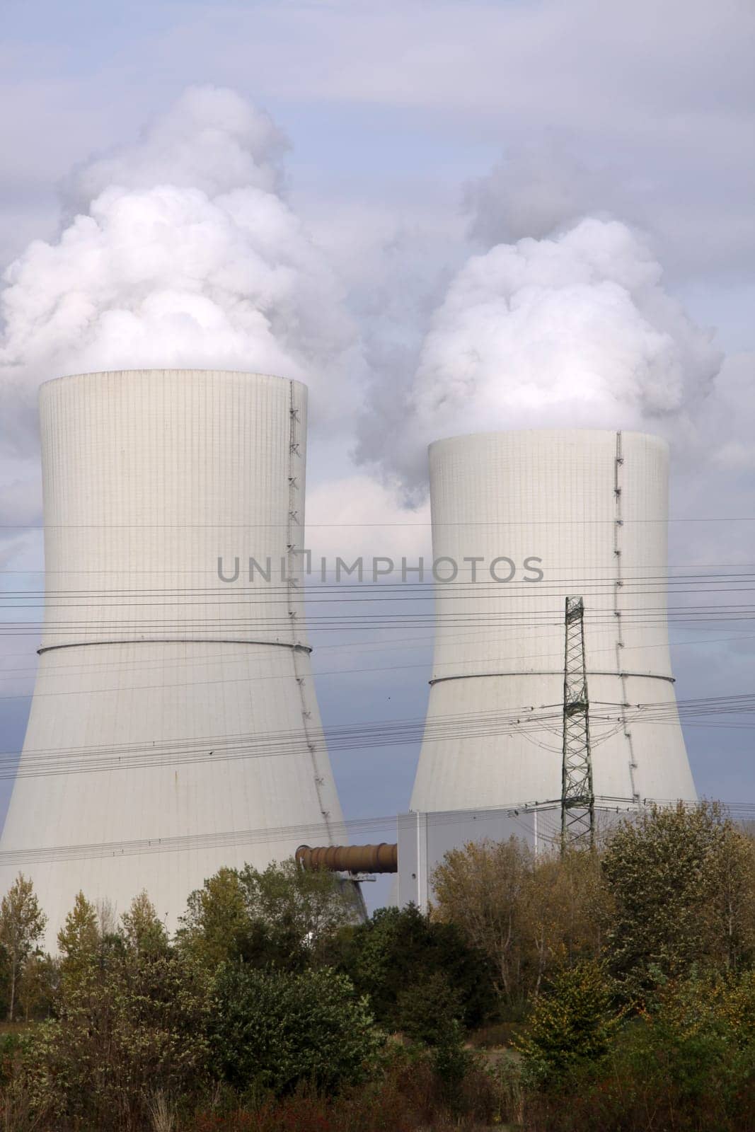 Coal-fired power plant near Leipzig