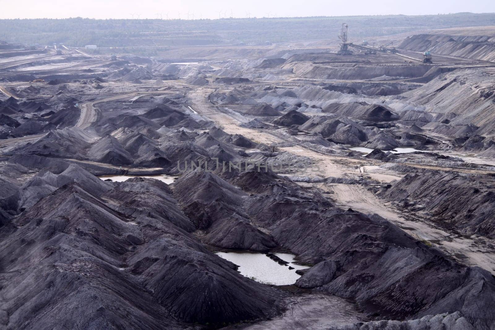 Lignite opencast mining in Saxony
