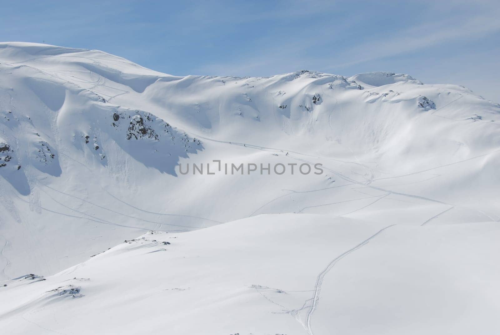 The Albona,snowed in in winter
