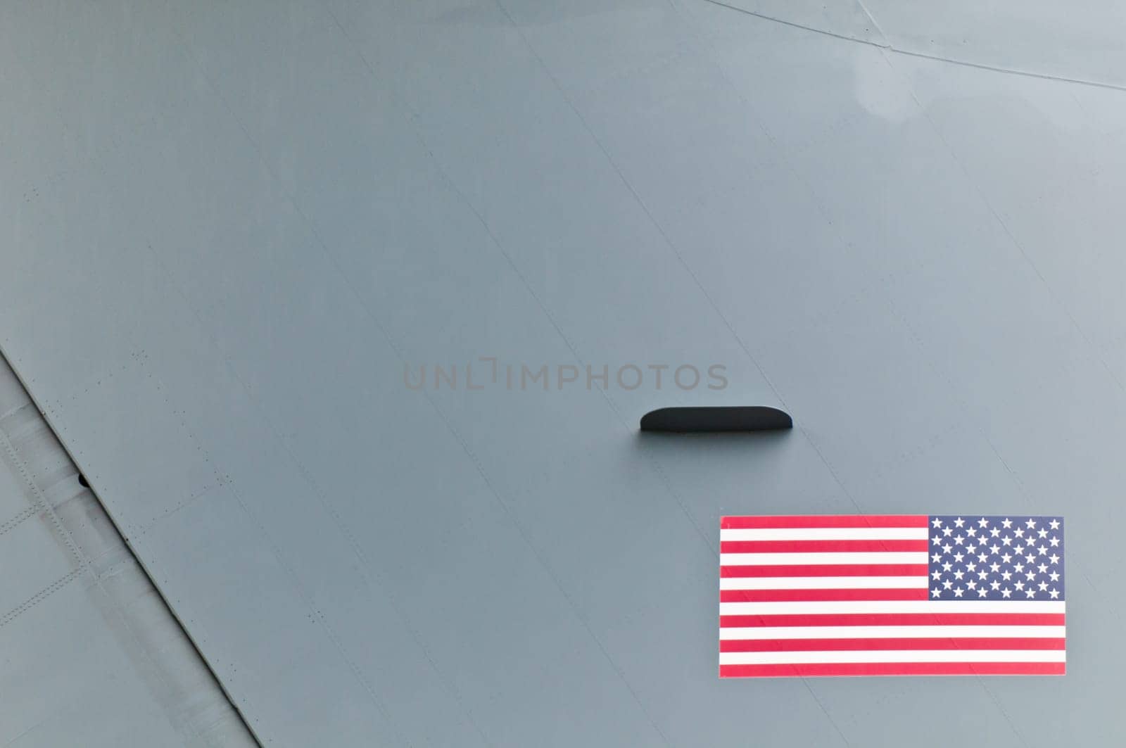 usa flag on military background, lots of copy space