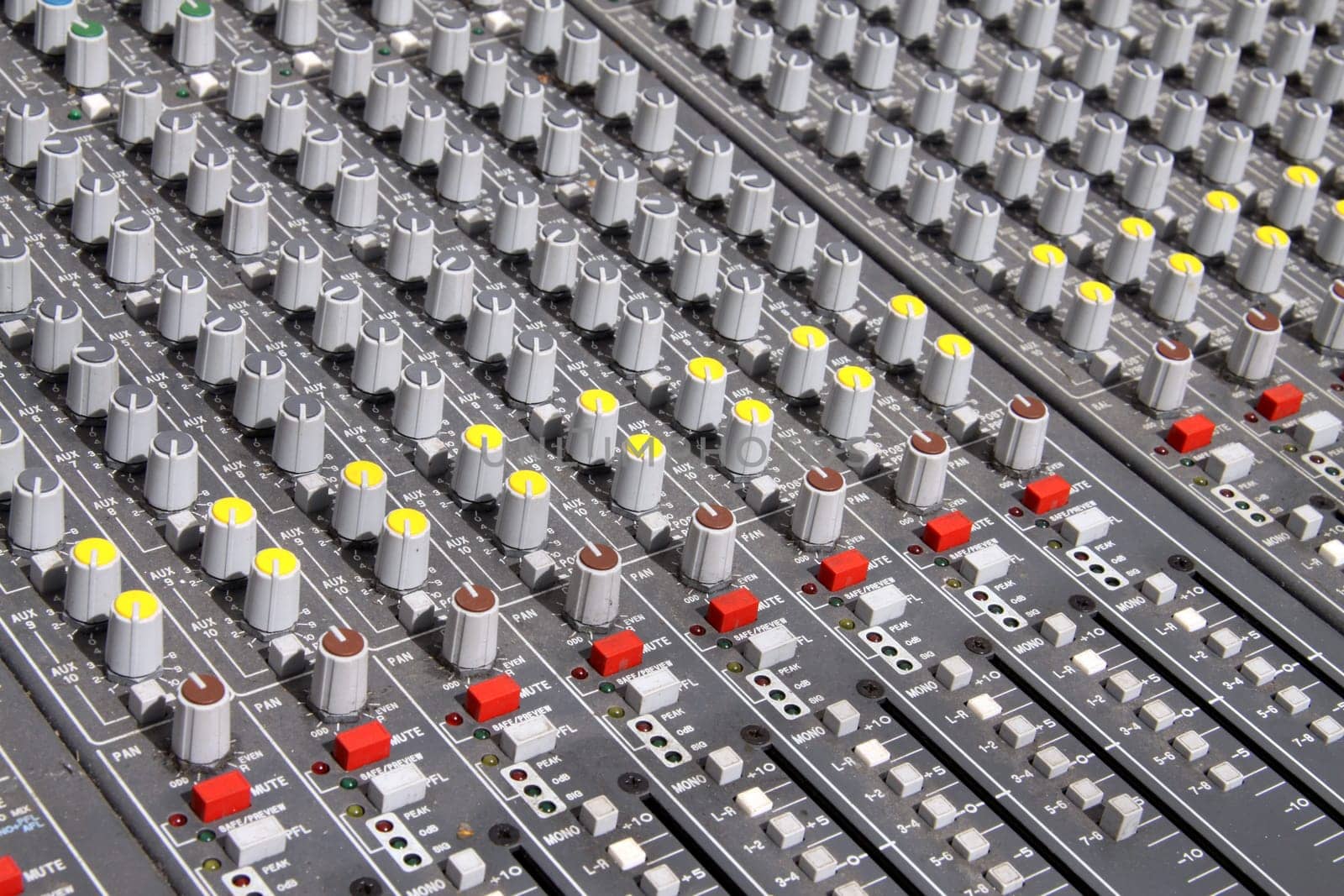 Mixing console