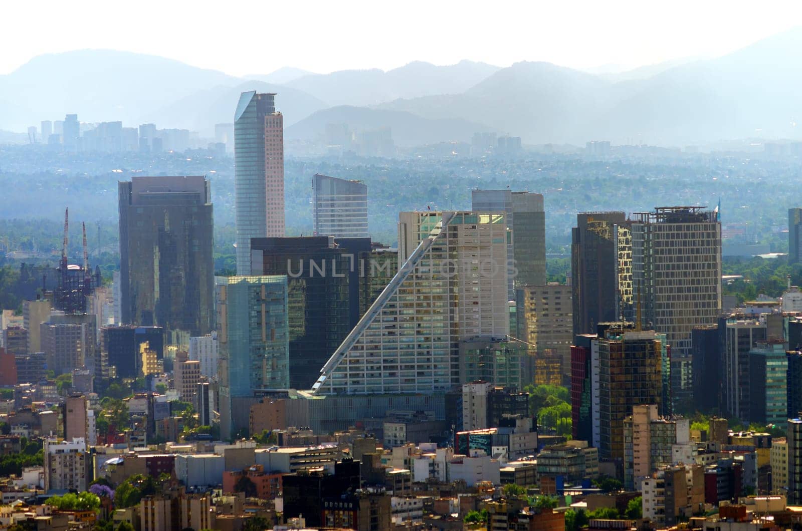 A view of downtown Mexico City, Mexico