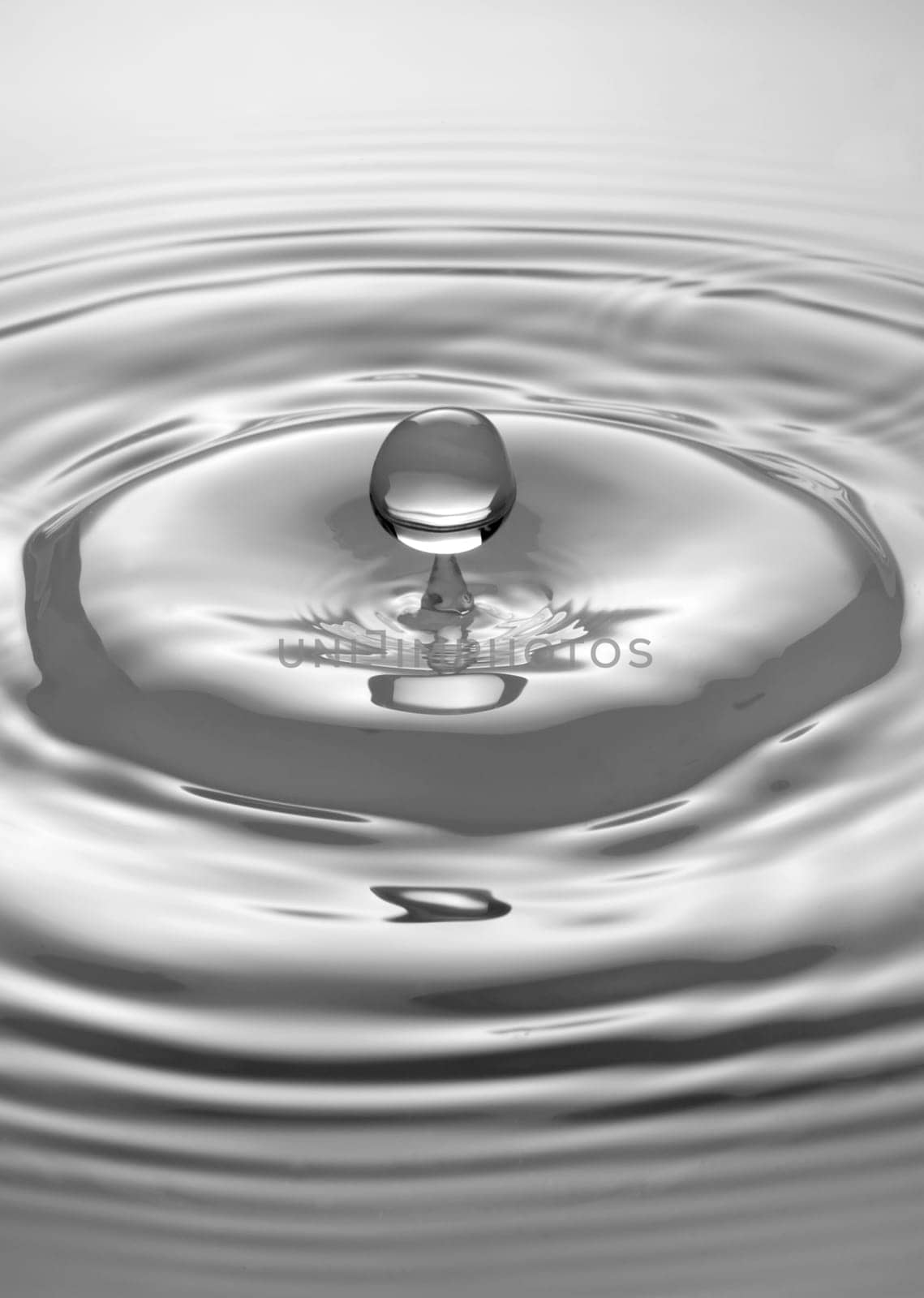 drop of fresh water close up shoot