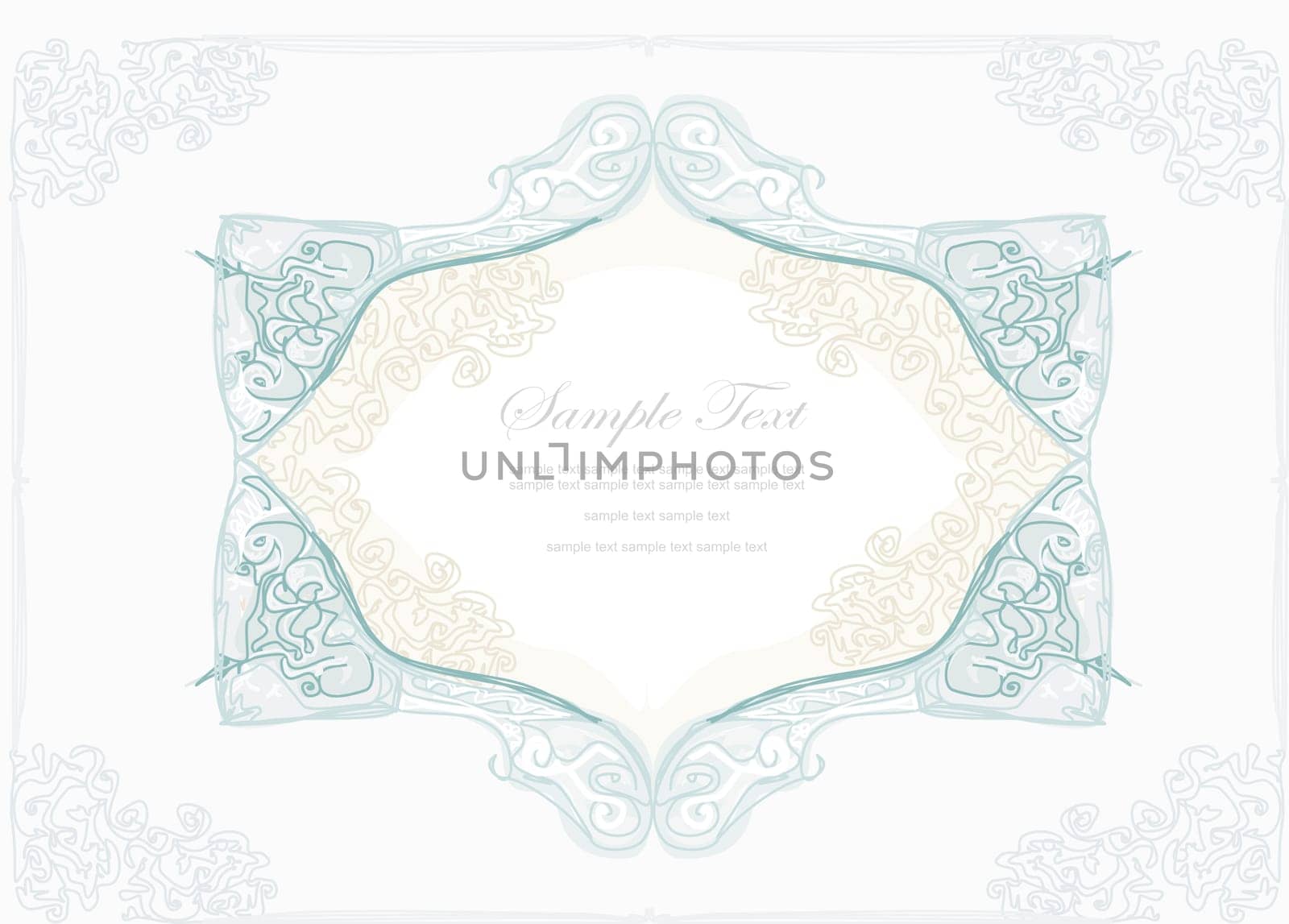 abstract frame with space for your text