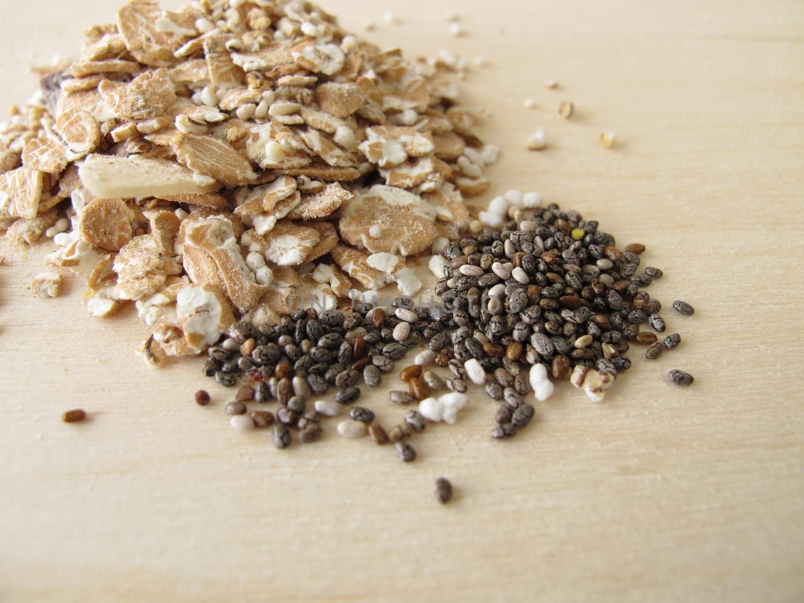 Muesli with chia seeds