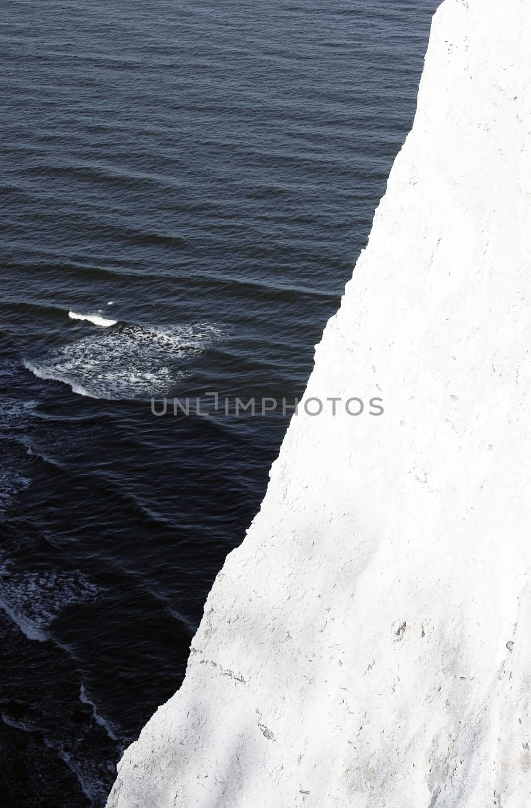 The edge of the chalk cliff,Königsstuhl,on the island of Rügen.