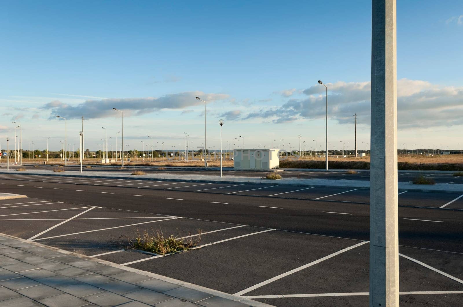 Fully infra-structured vacant lots ready for construction in the industrial park of Evora, Portugal