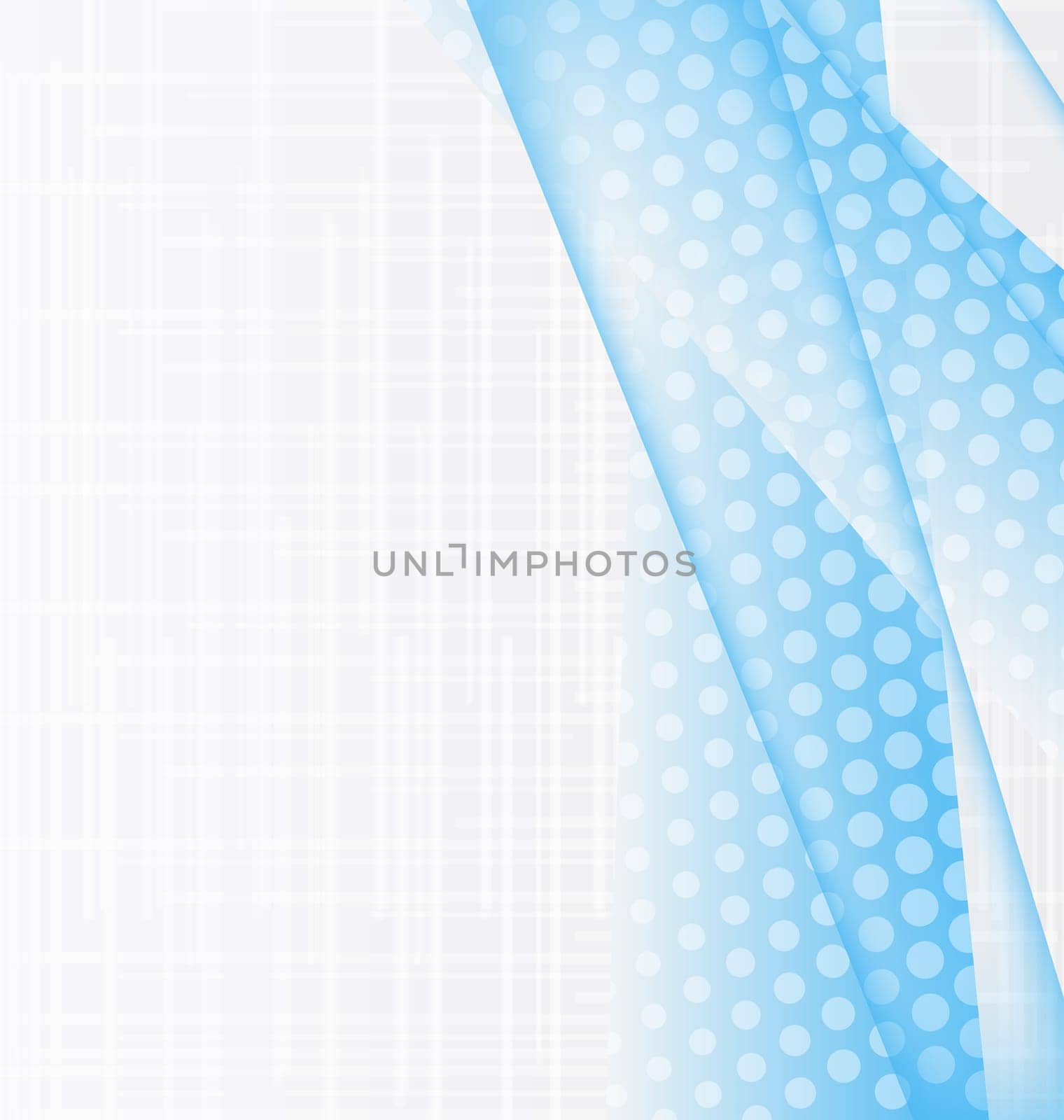 Illustration abstract blue background, halftone design - vector