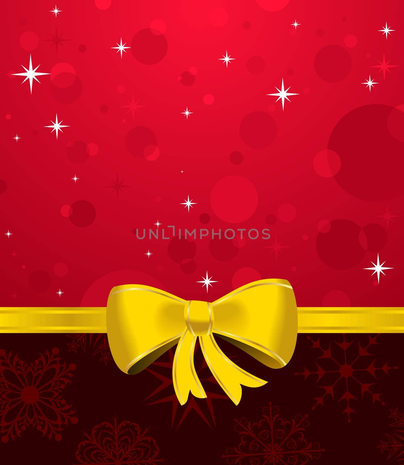 Illustration Christmas packing or background - vector