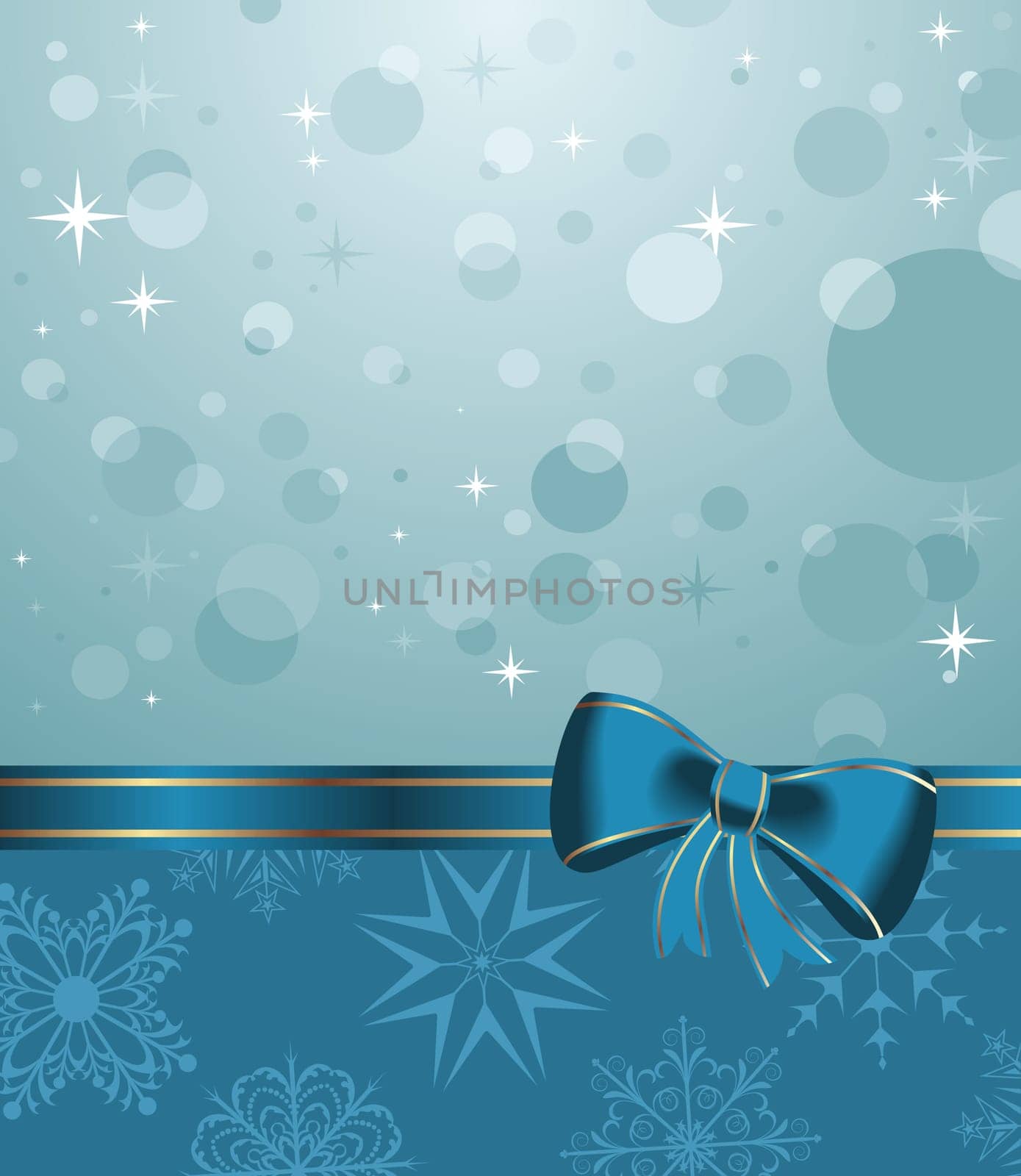 Illustration Christmas background or holiday packing - vector